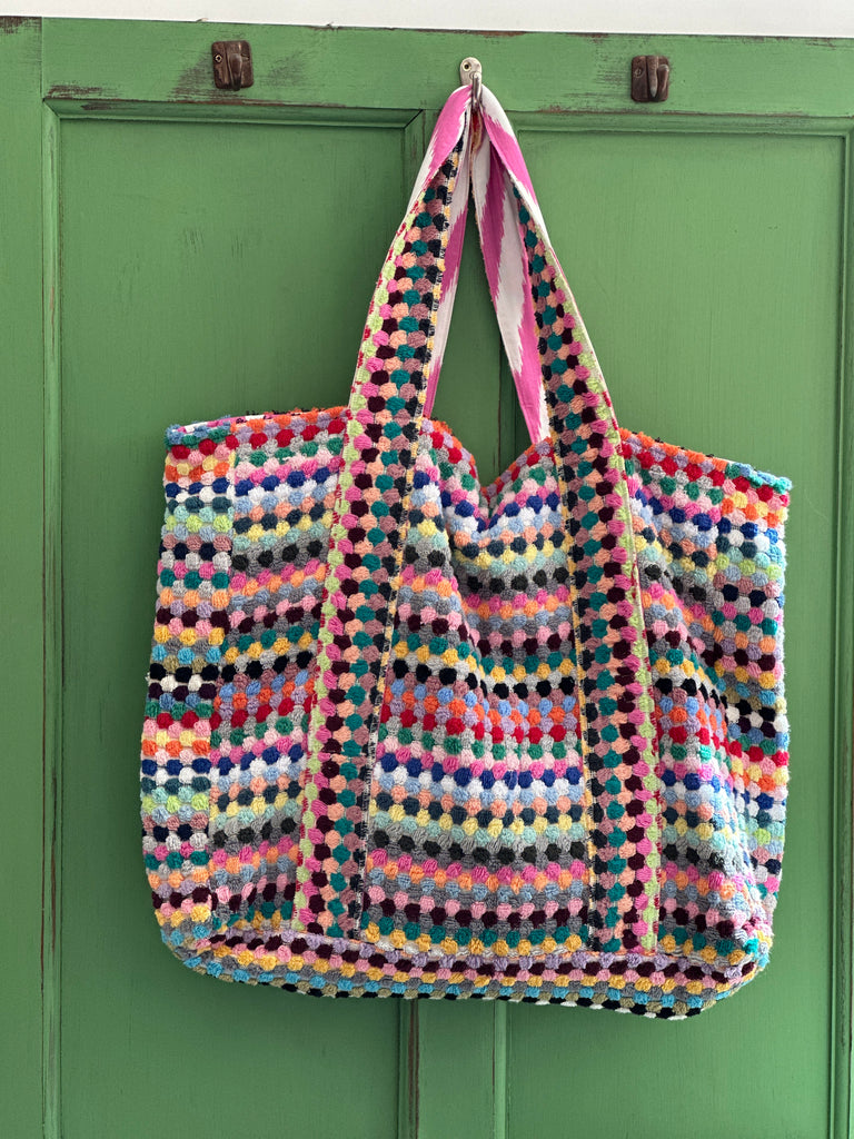 Towelling  Bag - Multi
