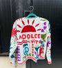 La Dolce Vita Embroidered Jacket soft blue