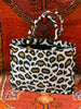 Leopard  Ikat Tote Bag