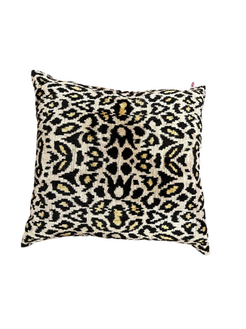 Leopard Ikat Cushion
