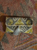 Ikat velvet clutch bag