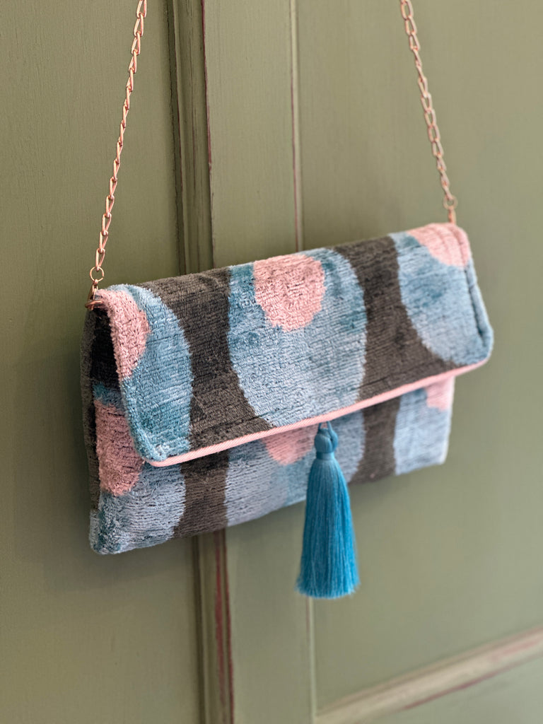 Turquoise clutch bag uk hotsell