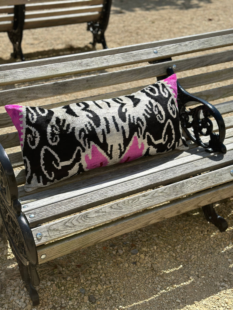 Fabulous Black Pink XL Bolster Cushion