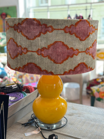 Orange and Pink Lampshade