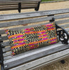 Tiger design Velvet Ikat Cushion