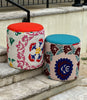 Fabulous vintage Suzani stools