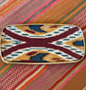 Ikat silk fibreglass tray