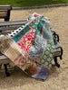Multicoloured 🧡 Patchwork Kantha doubled sided quilt