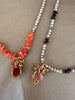Fresh Water Pearl Necklace with Pomegranate Charm.