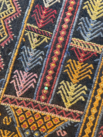 Vintage Hand Knotted Kilim
