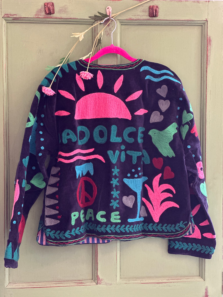 La Dolce Vita Embroidered Jacket n16