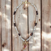 Fresh Water Pearl Necklace with Pomegranate Charm.