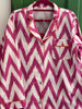 Pink & White Ikat Pyjamas no