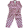 Pink & White Ikat Pyjamas no