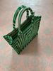 Fabulous Blue Zebra Ikat Tote Bag