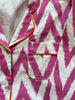 Pink & White Ikat Pyjamas no