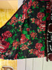 Vintage Suzani & Ikat Jacket - Black & Purple