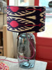 Pink & Purple Ikat Lampshade