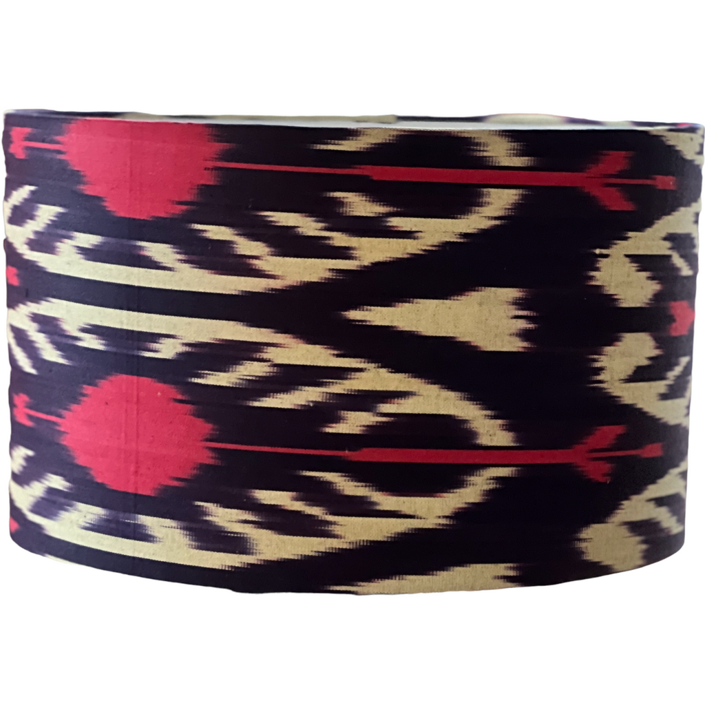 Pink & Purple Ikat Lampshade