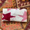 Pink Star Velvet Clutch Bag