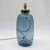 Recycled Blue Glass Lamp