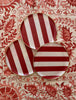 Red & White Striped fibreglass 30cm tray