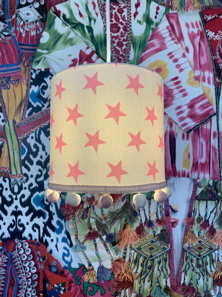 Pink Star Pom Pom Shade