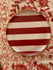 Red & White Striped fibreglass 30cm tray