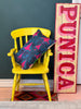 Velvet & Silk Ikat Cushion